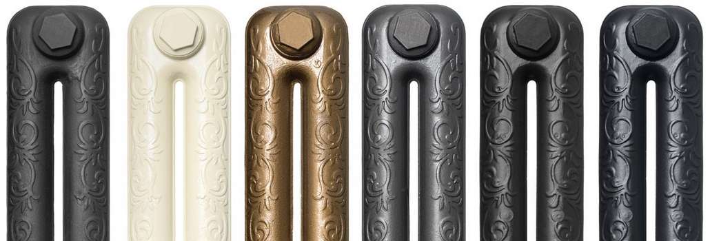 Art Nouveau cast iron radiators
