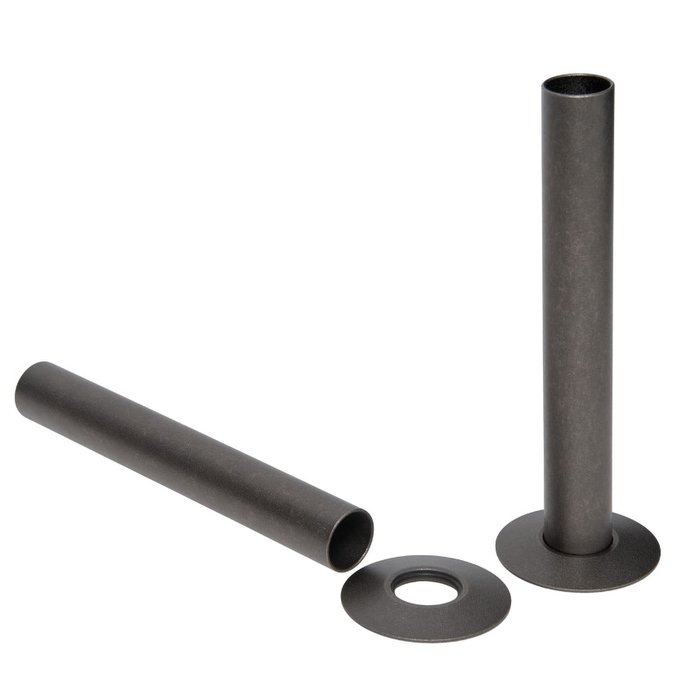 Gun Metal Grey Pipe Shrouds and Base Plates (CDC-SHROUD-ES)