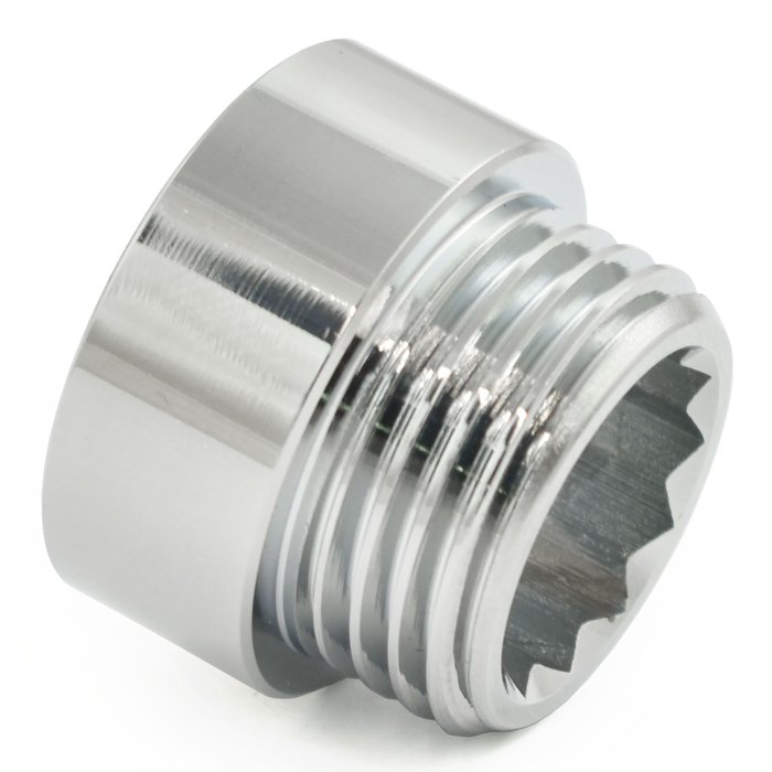 Rigid Radiator Valve Extension 1/2 inch BSP - Chrome (CDC-EXT-CHR)